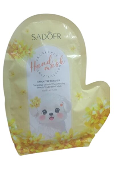 SADOER Fragrance Osmanthus Fragrans Vitamin E Moisturizing Tending Hand Mask.