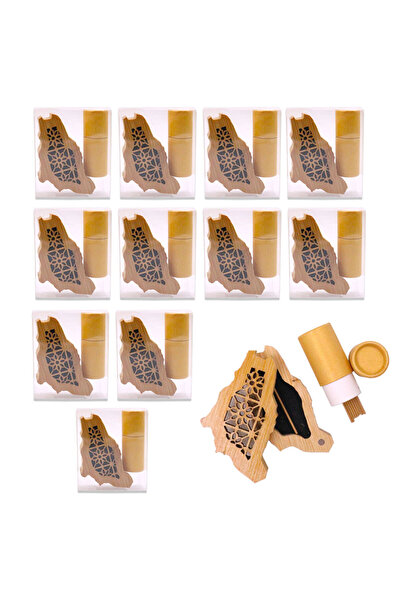 Bakhoor BoSidin مبخرة عود خشبية صغيرة بتصميم خريطة المملكة العربية السعودية م...