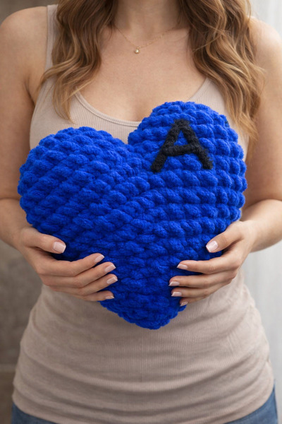 moonaja Yumoş Μαξιλάρι Καρδιάς 35X35 εκ. Δώρο Φουσκωτό Μαξιλάρι Καρδιάς