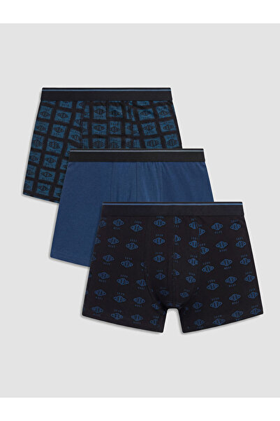 LC Waikiki Cotton Flexible Men's 3-Piece Boxer for Style Seekers from Uzg Store