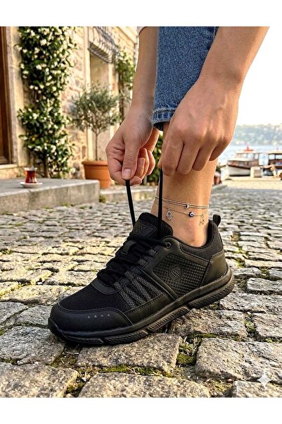 McDark Pantofi sport negri UNISEX, care nu îngălbenește și au o tehnologie ul...