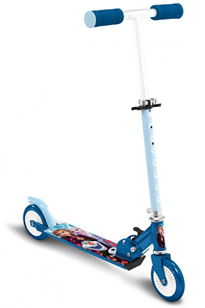 STAMP Disney Frozen foldable scooter, with 2 wheels, adjustable handlebar, an...