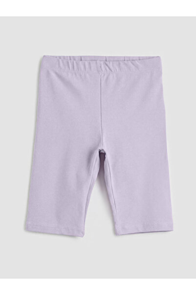 LC Waikiki New season lilac basic girls' short leggings from güli̇s gi̇yi̇m