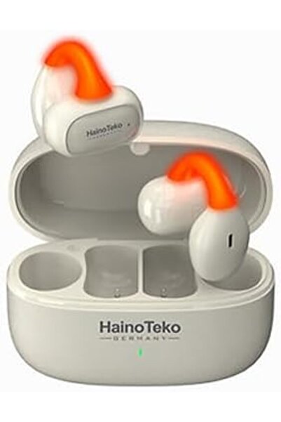 HAINOTEKO سماعات أذن لاسلكية OWS-H5 TWS مع إضاءة LED وعمر بطارية يصل إلى 20 س...