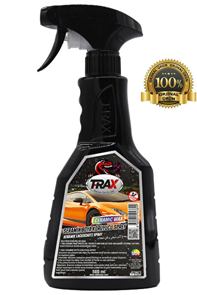 TRAX Seramik Sprey Cila Yüksek Kalite Boya Koruyuculu Seramik Kaplama 500ml S...