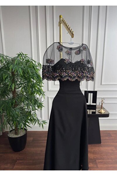 DIFFERENT فستان سهره خفيفي ب طرحه ورود