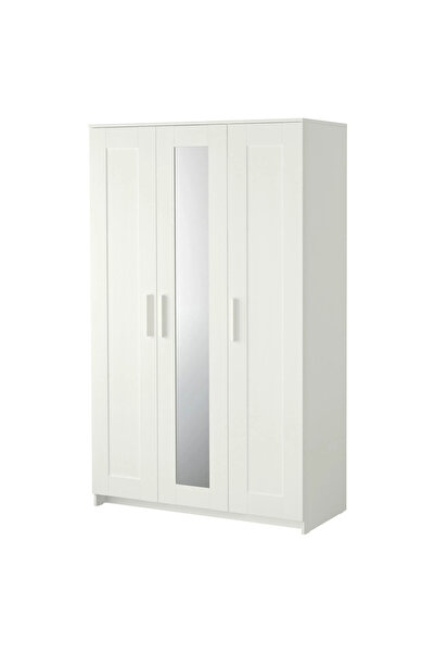 IKEA Beyaz Geniş Kapaklı Gardırop