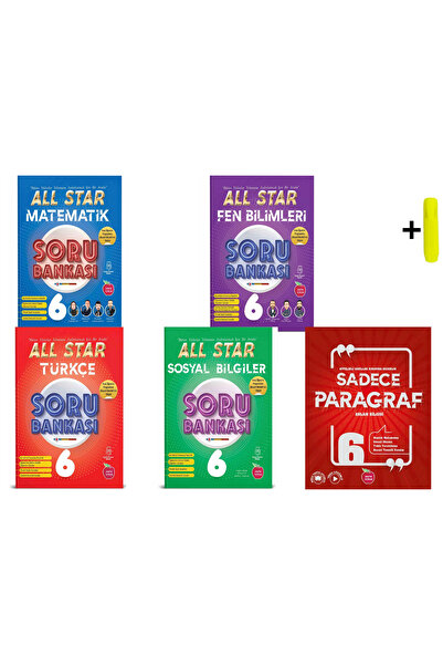 Newton Yayınları Newton 6.Sınıf All Star Soru Bankası Matematik Fen Türkçe So...