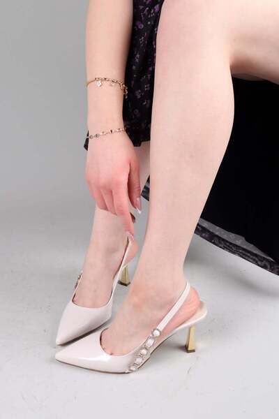 Birikon Esta Side Accessory Patent Leather Stiletto Ten