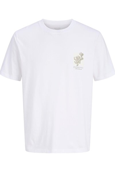 Jack & Jones Ανδρικό μπλουζάκι Originals με στάμπα στο στήθος, κοντό μανίκι κ...