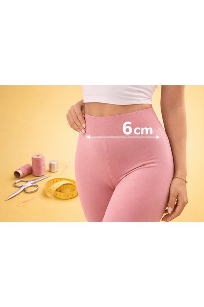 İMREN AKSESUAR Țesătură rigidă de culoare roz pudrat, 6 cm, elastic rezistent pentru picioare și talie, 1 pachet, 3 metri