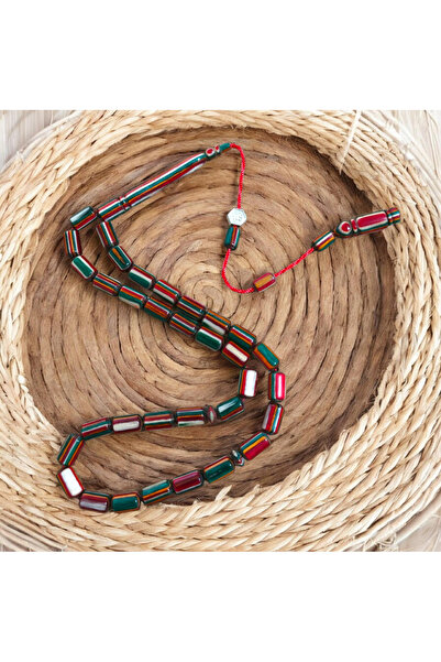 İnan Tesbih سبحة خشب الكافور المصنوعة يدويًا بتصميم مميز وتوقيع خاص