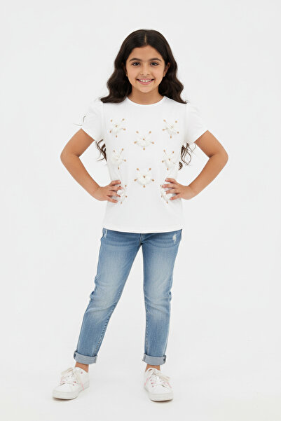 SOULTAN Floral Summer T-Shirt For Girls