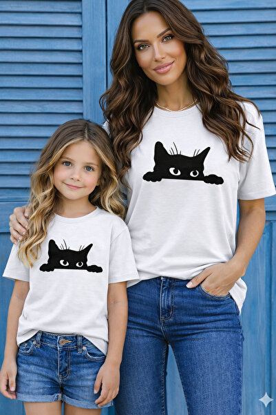 VODEXA Majka Unisex Dječja Kombinacija Oversize T-Shirt Majica za Dvoje MATER...