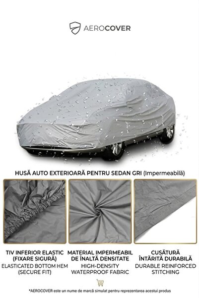 OEM Husa auto impermeabila, protectie UV, ploaie, zapada, praf, all season/ L...
