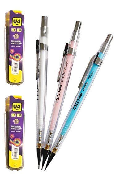 SEYFİKİRTASİYE مجموعة أقلام بسمك 0.9 مم، 3 أقلام، عبوتان، طرف 0.9 مم