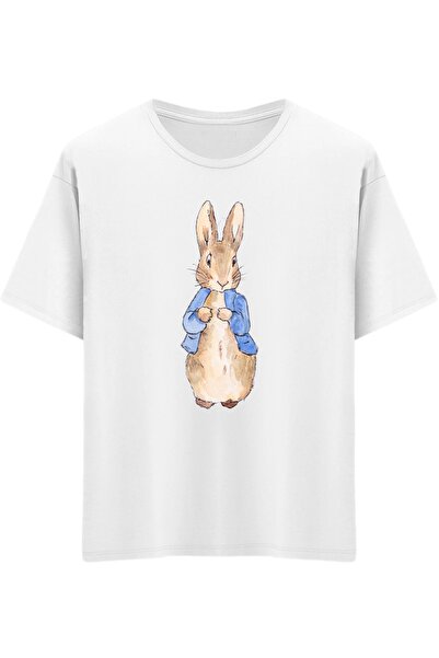 Rabona Fashion Μπλουζάκι Unisex με Φιγούρα Κουνελιού / Φανέλα (με επιλογή)