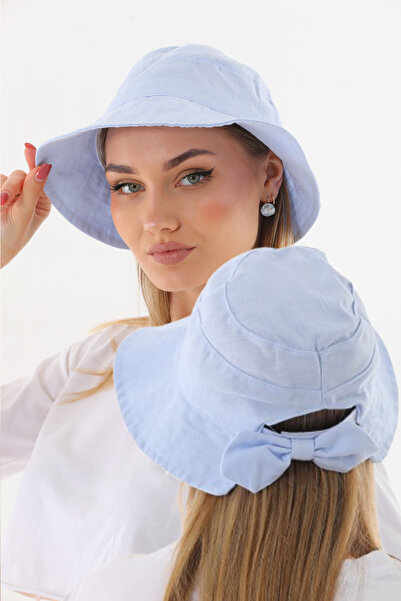 Ritagarcia Women's Bowknot Detailed Bucket Hat - Bucket Hat with Adjustable V...