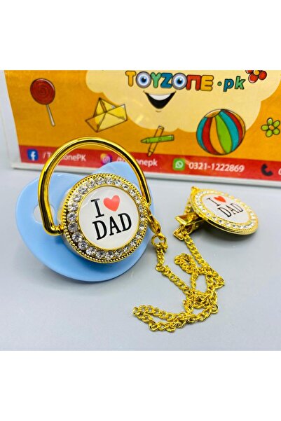 MumLove Baby Pacifier with Sequins, Soft Silicone Baby Pacifiers with Clips