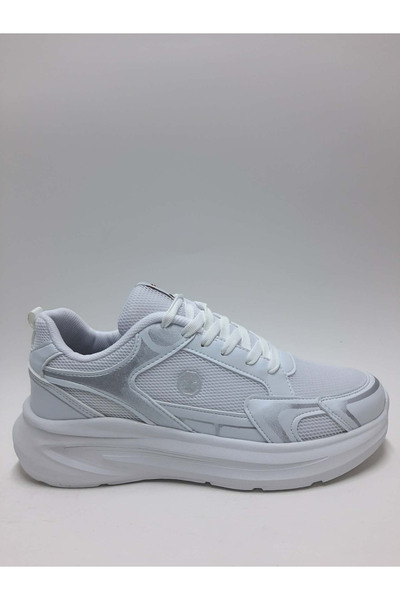 Wanderfull حذاء رياضي رجالي خفيف الوزن مريح باللون الأبيض للاستخدام اليومي