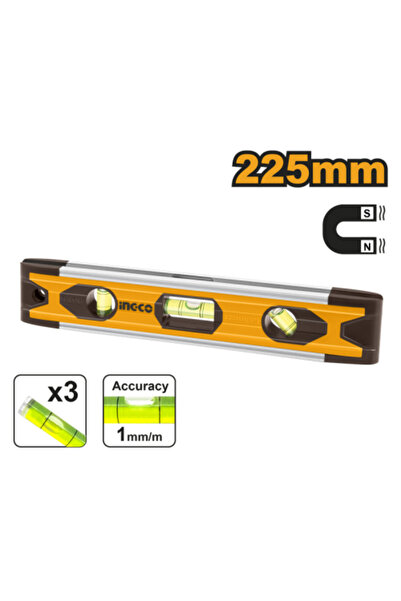 Ingco ميزان ماء مغناطيسي 225 مم