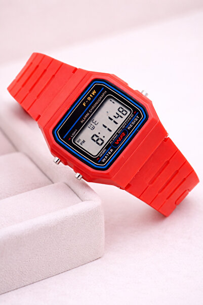 Toz Vintage Cavrel Red Digital Sport Retro Unisex Vintage Retro Watch