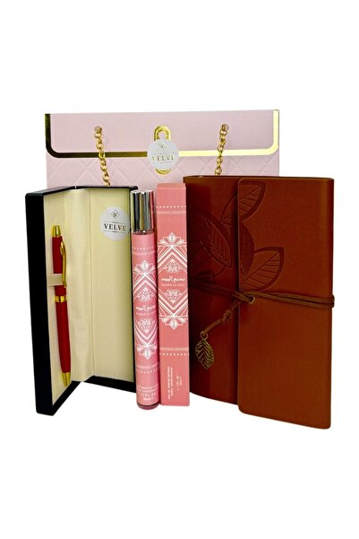 velve Σετ δώρου premium Prestige Pink για γυναίκες, με ημερολόγιο, στυλό και ...
