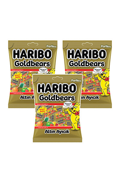 Haribo Golden Teddy Bear 200 Gr Party Size X 3 Pieces