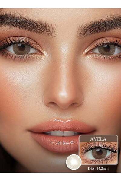 Fresh Lady FreshLady Avela Brown 14.2mm Colored Contact Lenses 2 Pcs