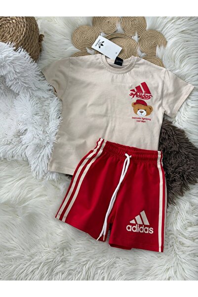 Alvadonna SET PANTALONI SCURȚI UNISEX CU IMPRIMEU BEAR