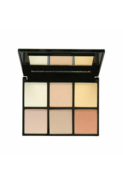 MUA LUXE Radiant Highlighter Palette, 14.5gr