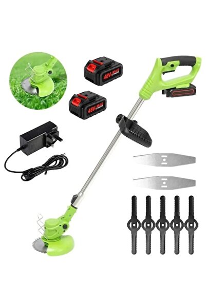 Trendily Ηλεκτρικό Χορτοκοπτικό 48V, 4000 mAh, 18000 RPM, με 2 Μπαταρίες