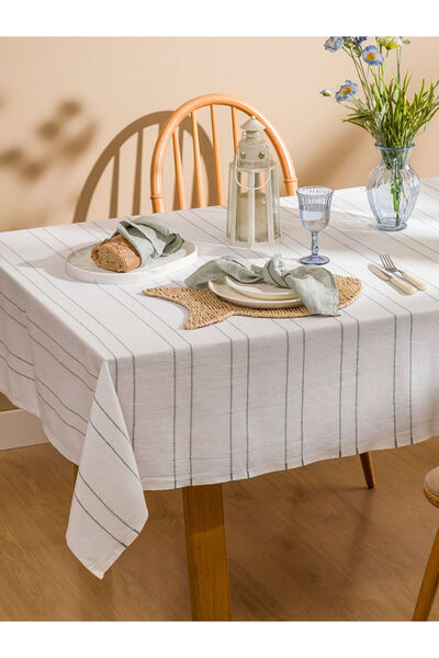 LC Waikiki Nevavm Striped Patterned Tablecloth 150X200 cm