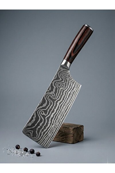 Sweet Home Premium Laser Design Cleaver Knife – Heavy Duty Stainless Steel Bu...