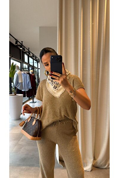 ALVOR Knitwear Blouse Pants Set