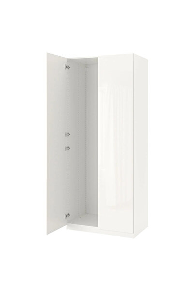 IKEA Beyaz Şık Kapaklı Gardırop