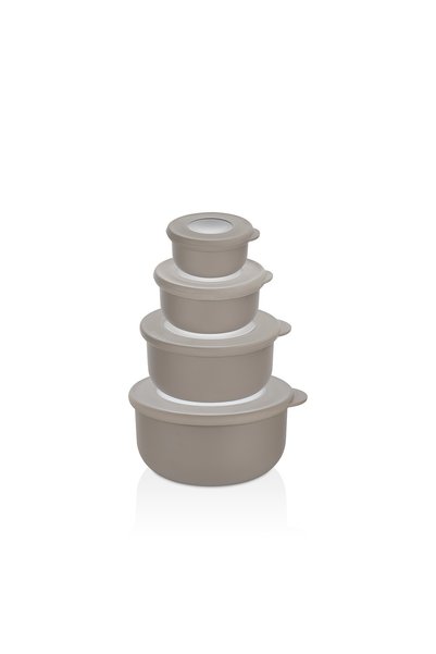 SAKLUNA 4-Piece Storage Container Set |   100 ml + 250 ml + 500 ml + 900 ml Bpa Free Healthy Container Set with Lids