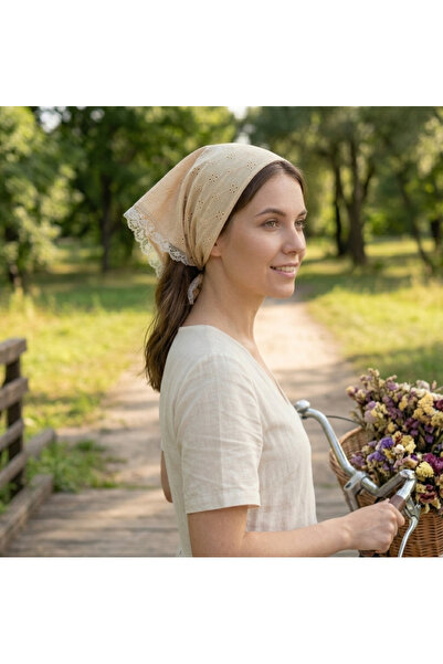 Mufincollection Χειροποίητο βαμβακερό ύφασμα δαντέλας - Λεπτομέρεια με δαντέλ...