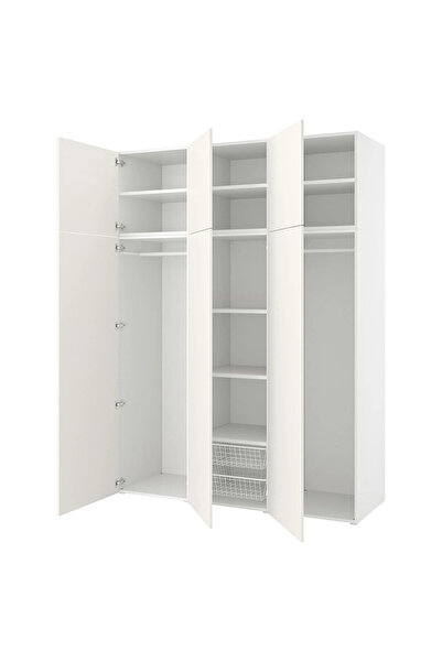 IKEA Beyaz Fonksiyonel Kapaklı Gardırop