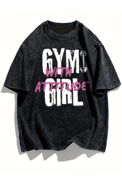 valeriae Ανοιχτό γκρι πλυμένο casual μπλουζάκι - Άνετη εφαρμογή από την Urban...