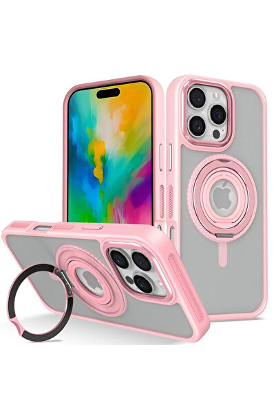 Joko Gld-Spt- iPhone 16 Max Banza Cover with Magsafe Stand (195248) - Pink
