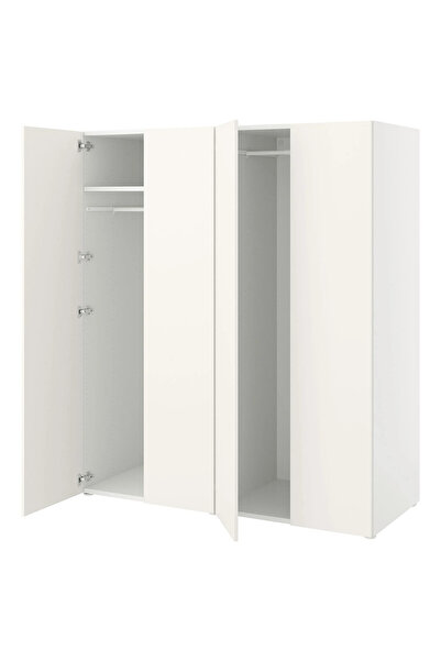 IKEA Beyaz Fonksiyonel Kapaklı Gardırop
