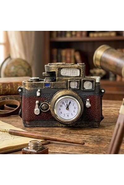 SPR Vintage Camera Clock Decor ديكور كاميرا وساعة
