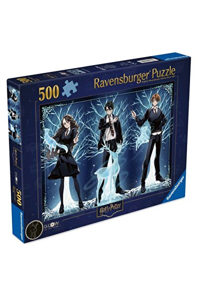RAVENSBURGER - Puzzle care straluceste in intuneric Harry Potter 500 piese