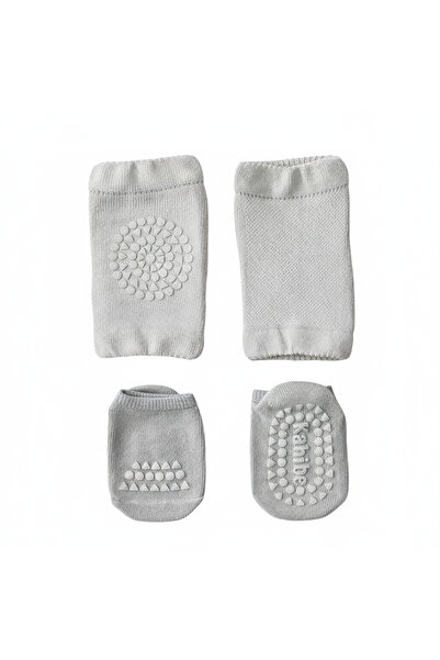 Bambimici مجموعة واقيات الركبة للأطفال مع جوارب - متعددة الألوان - من 0 سنة إ...