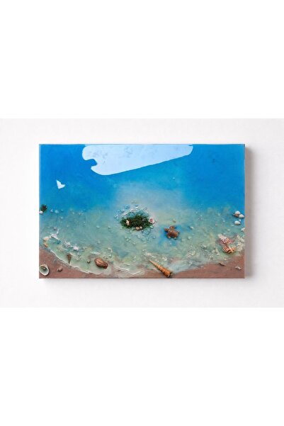 ABABEY Epoksi deniz manzara özel tasarım 50/70 cm