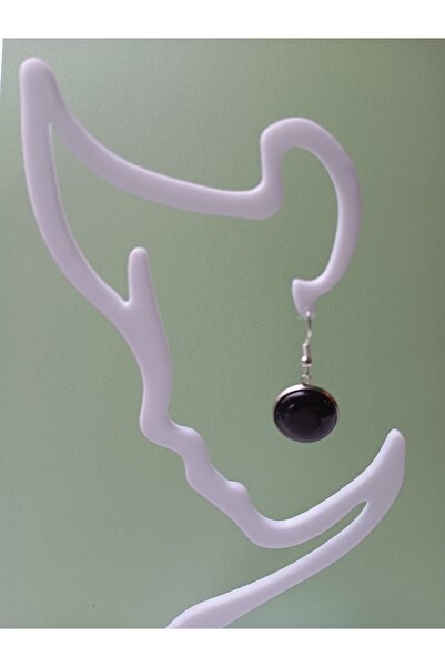 OEM 16mm Onyx earrings with 925 silver plated tassels