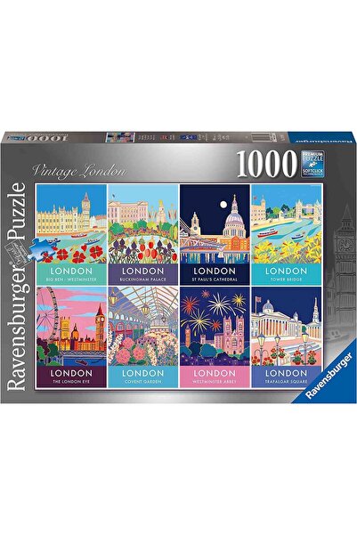 RAVENSBURGER Puzzle Londra Vintage, 1000 Piese