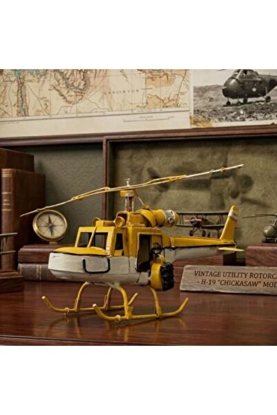 SPR Antique Helicopter Decor Vintage Antique Helicopter Decoration