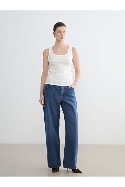 LC Waikiki High Waist Baggy Fit Women's Jean Pants